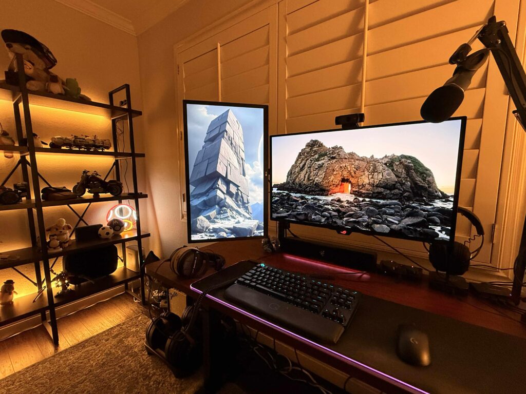 Late night gaming corner