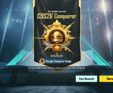 First time reaching conquerer