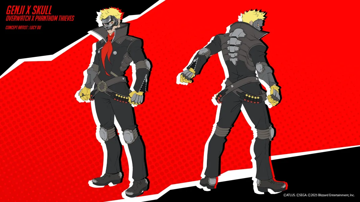 Overwatch 2 Persona 5 Character Crossover Concept Art Shared 