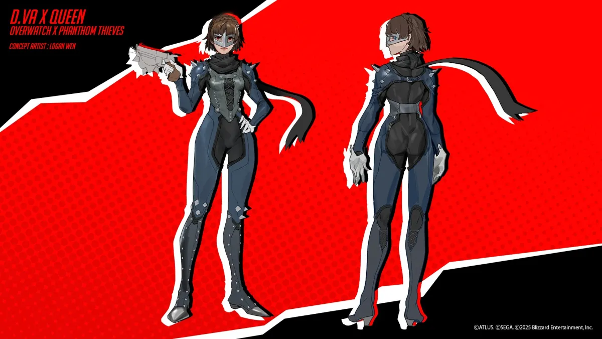 Overwatch 2 Persona 5 Character Crossover Concept Art Shared 