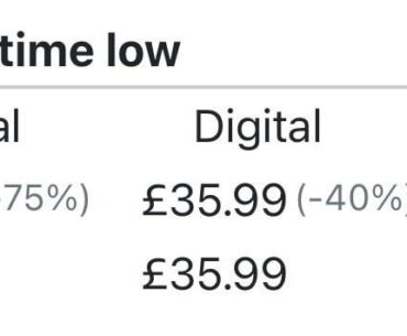Armoured core lowest price digital vs physical, this is why companies are pushing for a digital future.