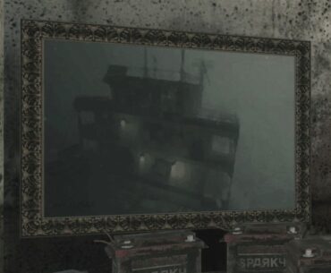 Does anyone else find it weird that there are hung pictures of the already wrecked ship in Call of the Dead?