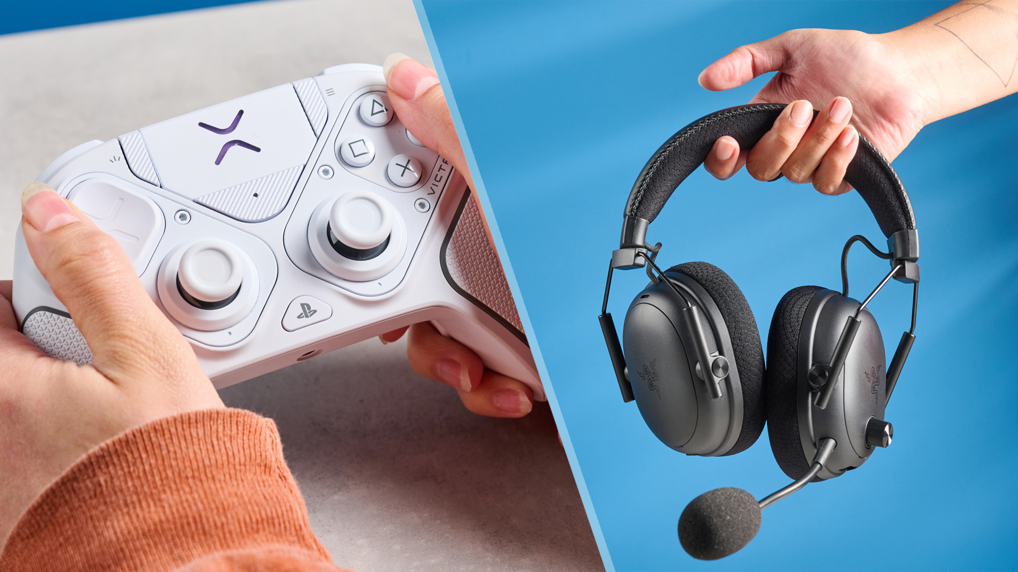 I review gaming gear for a living, and these are the PS5 gadgets I can’t live without A Turtle Beach Victrix Pro BFG Reloaded controller and a Razer BlackShark V3 Pro gaming headset