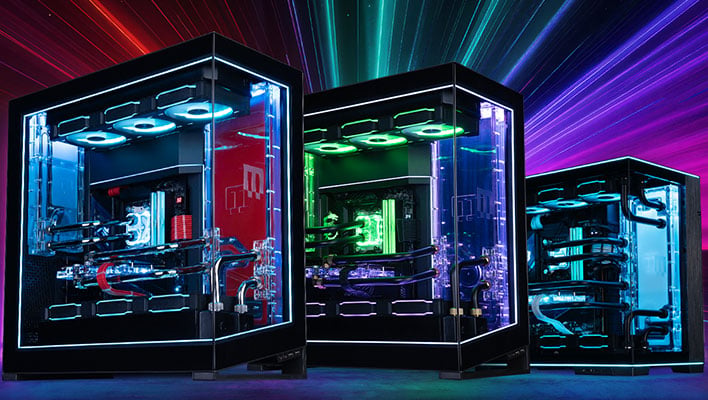 Maingear Unveils Tricked-Out Apex Force & Rush PCs For Elite Gaming In Style Maingear Apex gaming PCs.