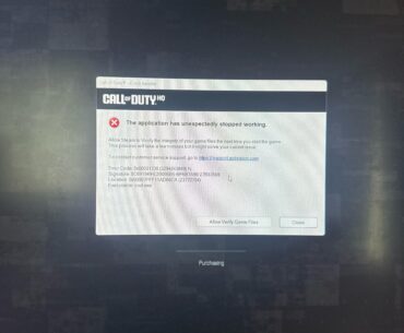 Warzone crashing