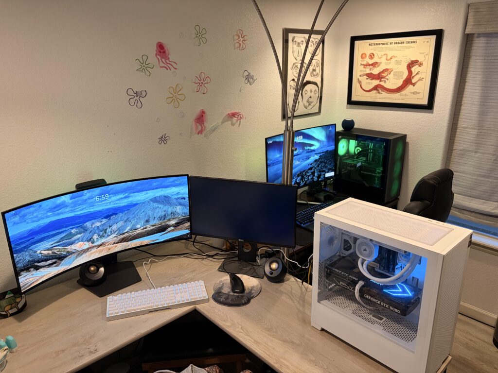 His and Hers Battlestations! Just built us in matching cases.