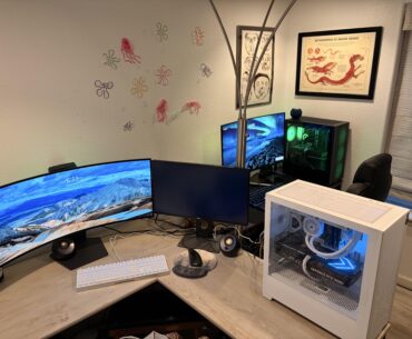 His and Hers Battlestations! Just built us in matching cases.