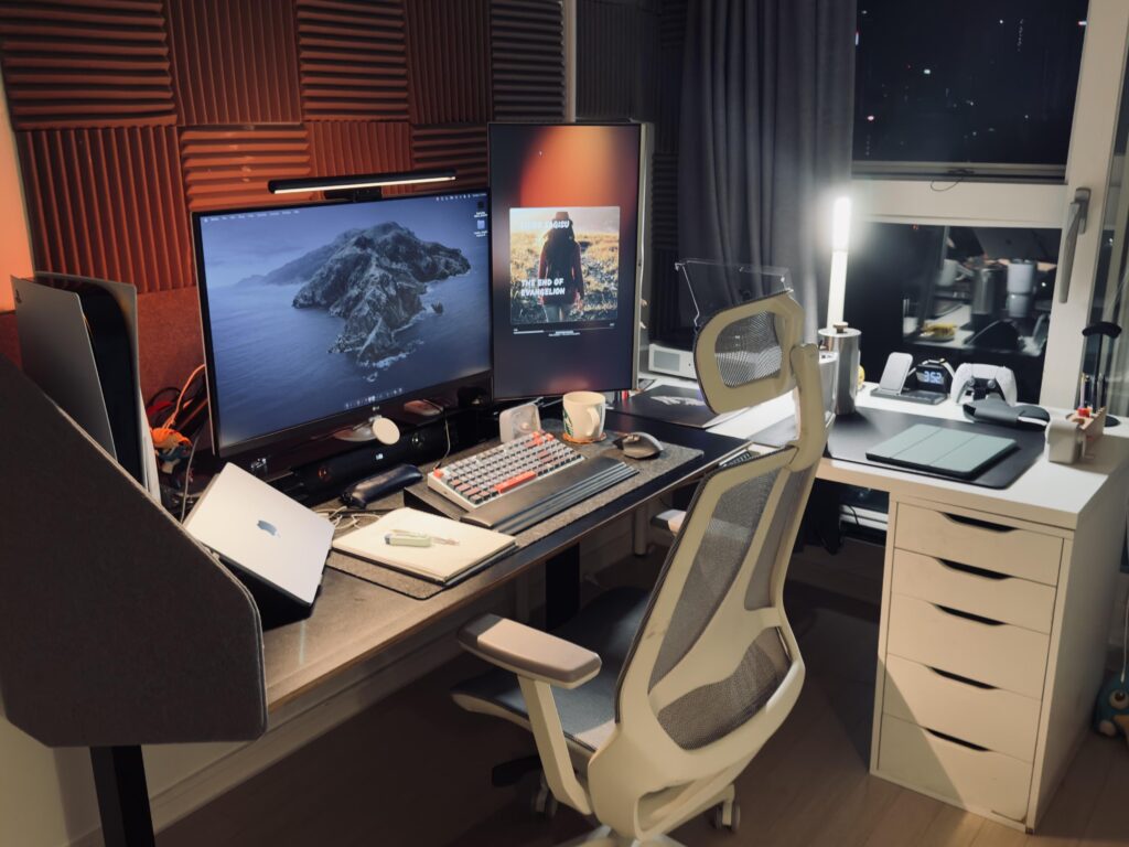 My updated laptop setup