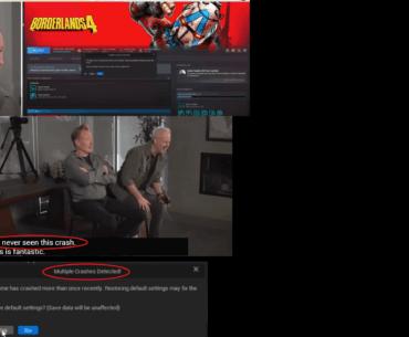 its literally say * mulltiple crashes detected *