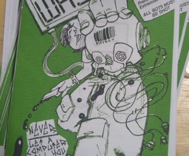 We just started printing and handing out our free anti-ai zine