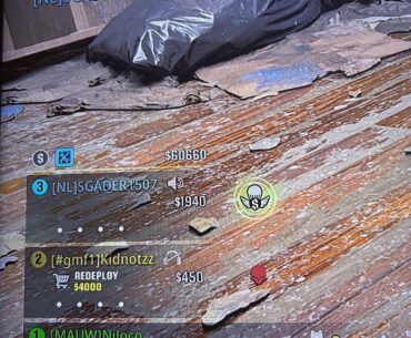 My teammate has 60k in resurgence, and is camping in a corner refusing to buy anyone back.