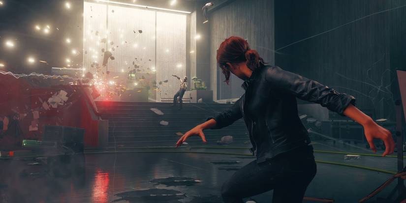 Jesse using telekinesis in Control