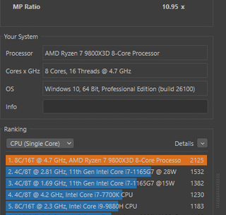 9800x3d - C.o -40