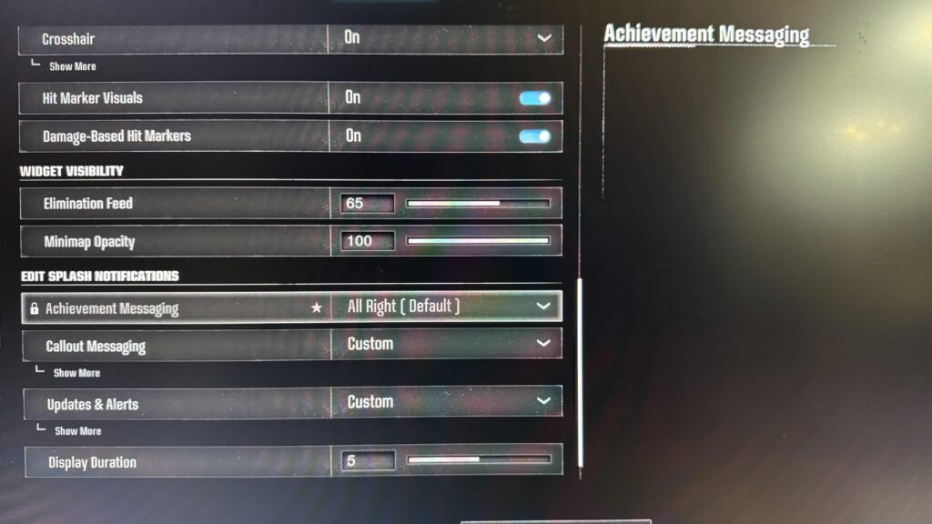 Edit splash notification disabled