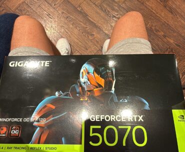 From 3060 to 5070! Can't be more happier