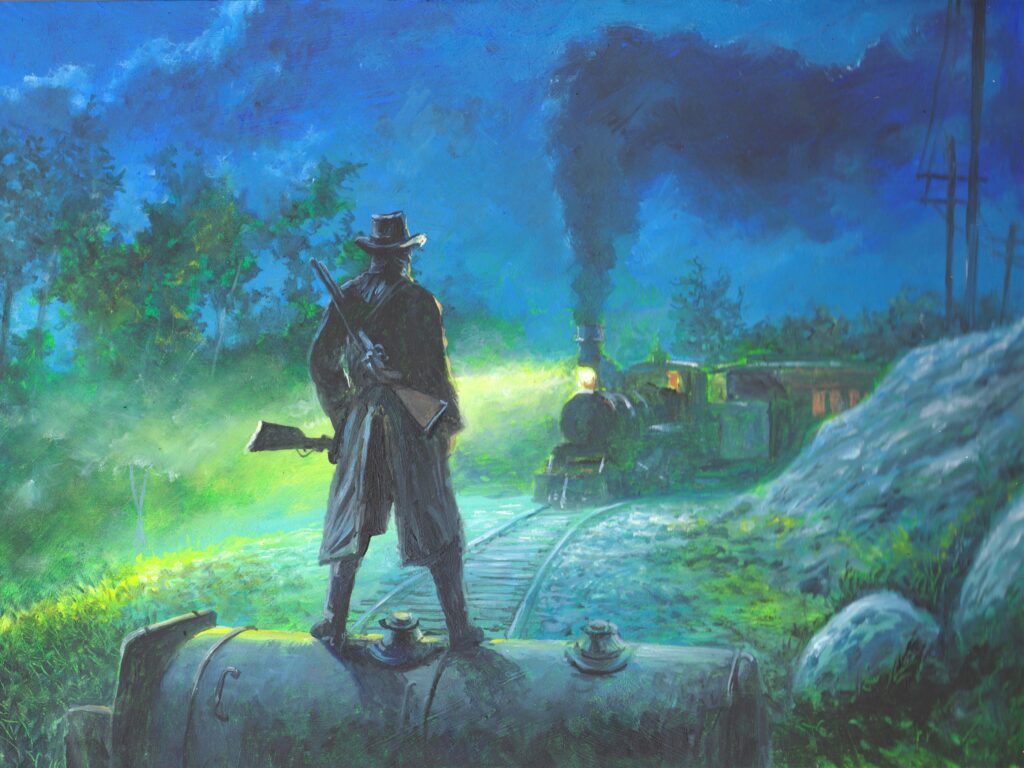 Red Dead Redemption 2 inspired oil painting, by me