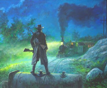 Red Dead Redemption 2 inspired oil painting, by me
