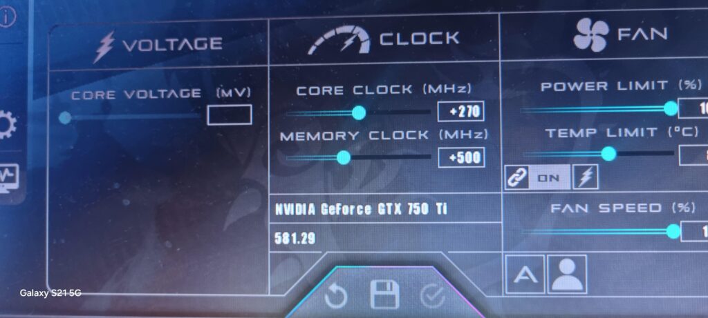 Is this overclock ok for her? Is everything ok? Is there any risk? I left it testing on the combustor and without any malfunction it only malfunctions if I increase the core clock this video card only uses its power and via PC express there is no cable