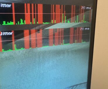 Jitter spikes while playing