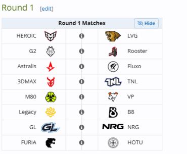 ESL Pro League Season 22 Opening matches