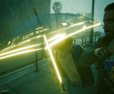 I'm in shock to discover not only the existence of cyber-umbrellas, but that they also display time, date and forecast