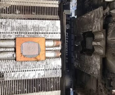 GPU cooler just had enough and desoldered itself