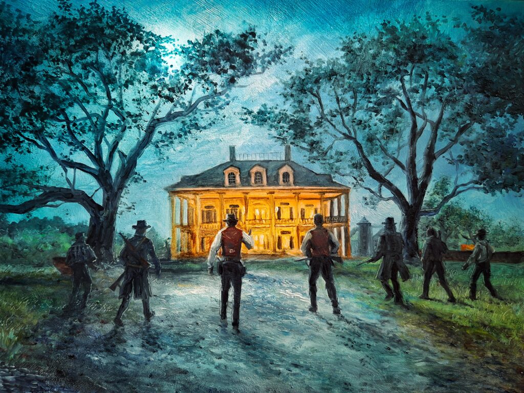Red Dead Redemption 2 best mission, my oil painting.
