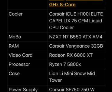 Pre-Owned PC Build