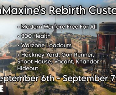 i’m hosting custom games this weekend :)