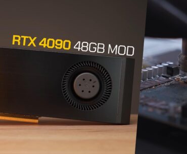 Modder turns GeForce RTX 4090 24GB into 48GB card