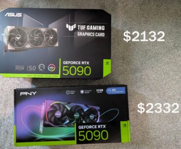 PNY 5090 ARGB vs. ASUS TUF 5090-Which One to Keep for Gen Al & Casual Gaming