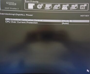10700k overclocking not working anymore