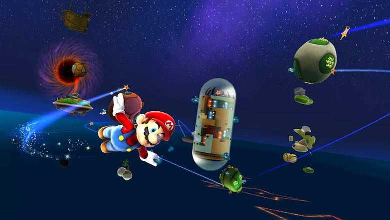 Super Mario Galaxy 1 & 2 to support mouse controls on Switch 2, map & font textures redone image
