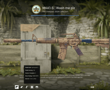 I am now a proud owner of a "M4A1-S | Wash me plz" but Pattern 0