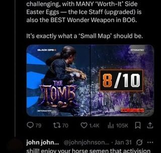 Never forget how bad the tomb had the codz community
