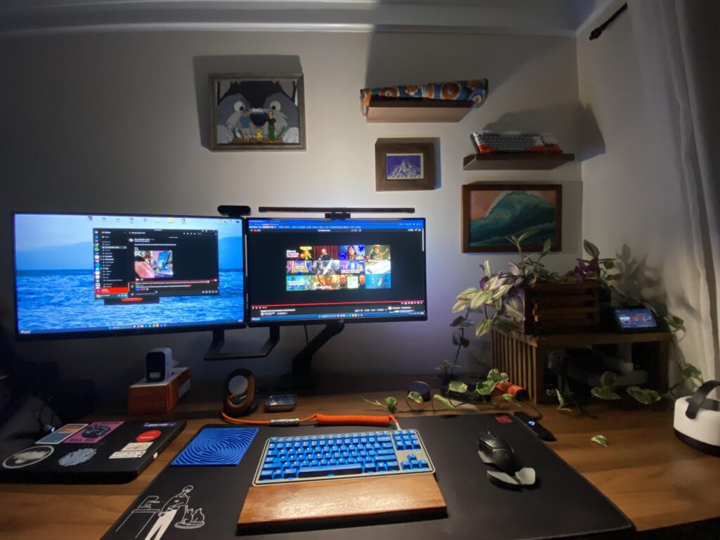 My setup in progress