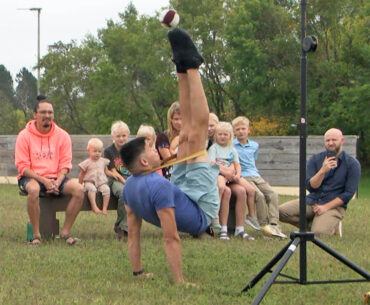 Alaska Native Athlete Demonstrates Traditional Indigenous Games in Bemidji