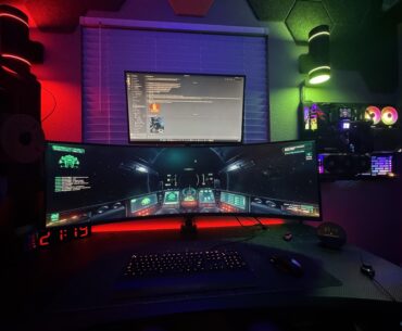 My ever evolving battle station.