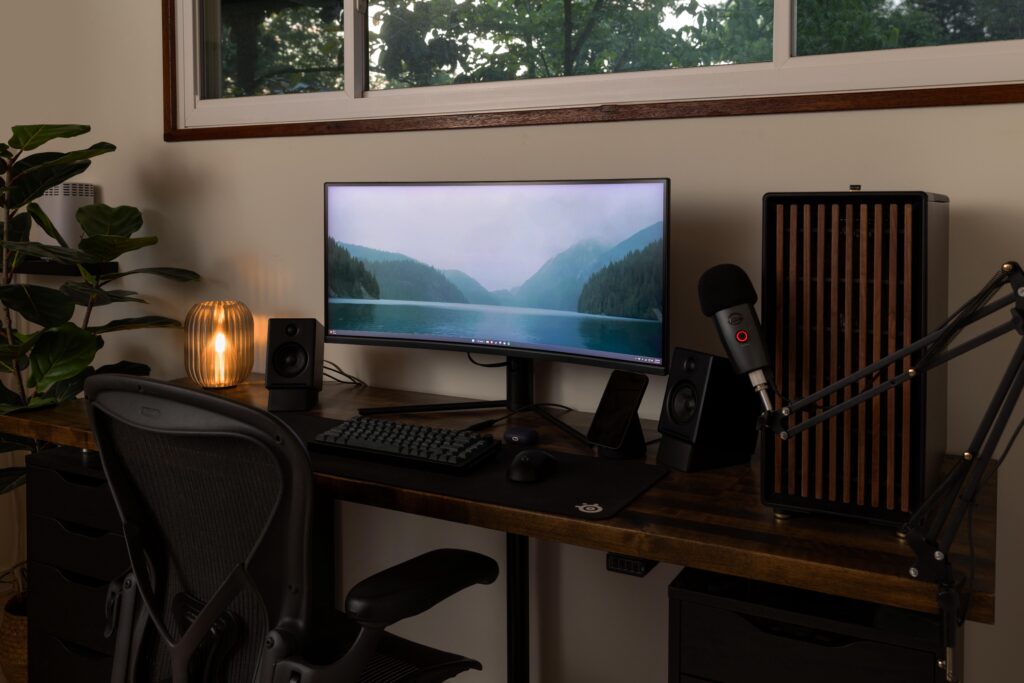 I've owned this desk for 5+ years. When Fractal came out with the walnut/black case I knew it was a MUST