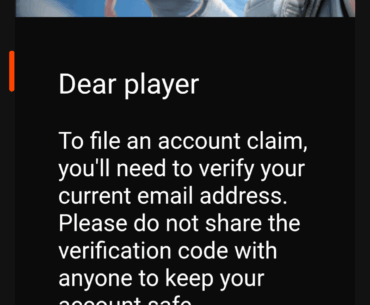 new account recovery form