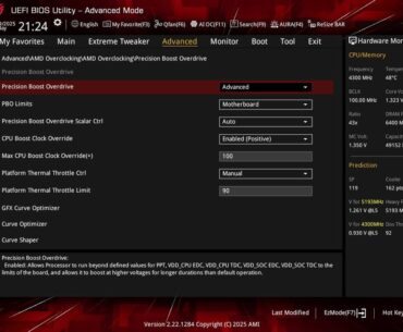 AMD Ryzen9 9950X PBO CO and High Temps