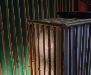 Just made my pc a part of bamboo decorated wall. Love the result