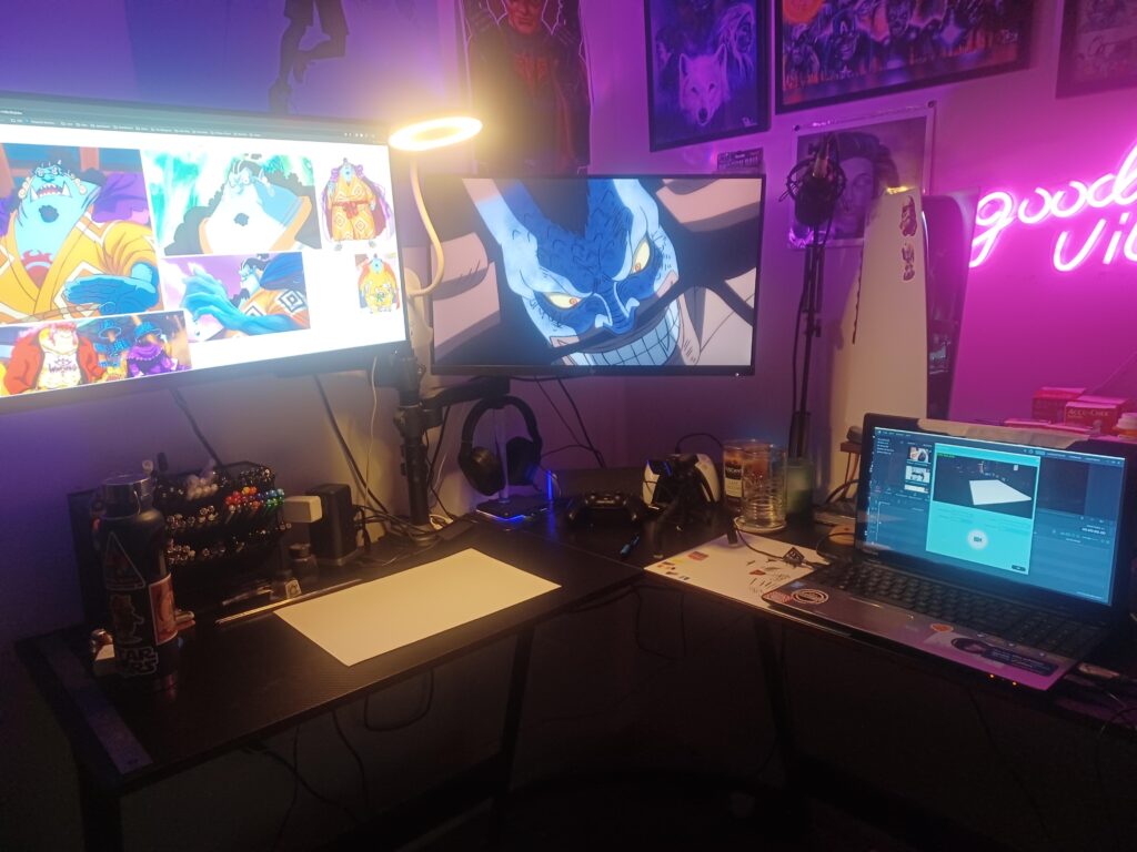 My current setup. It needs a new cam mount but it's home.
