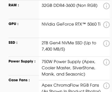 Are these good specs for my first gaming pc