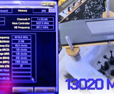 DDR5 memory overclock surpasses 13,020 MT/s for the first time