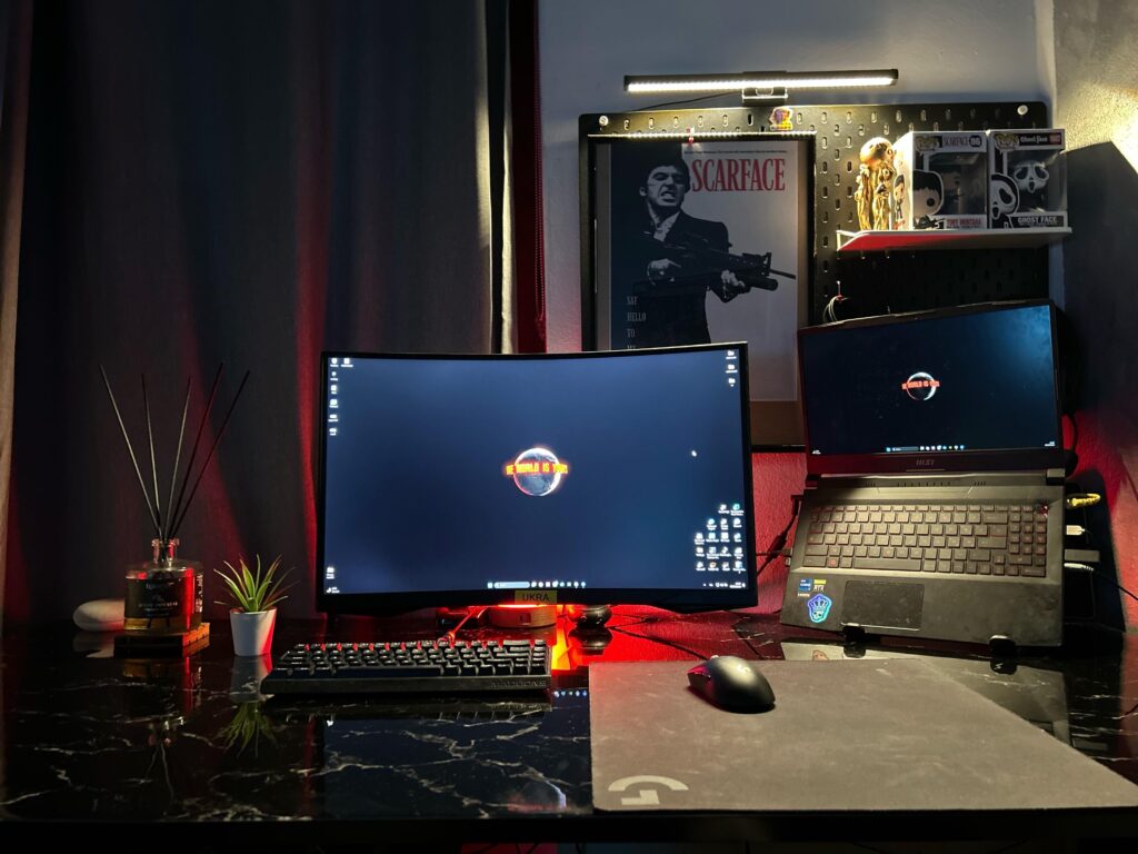 Laptop setup