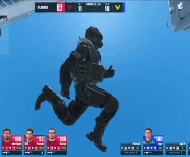 apEX dead thumbs up after flying ragdoll death