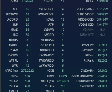 Need help with the primary timings of my hynix djr 4 kits ram