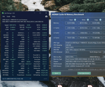 Tweaked my timings - got latency down from 79ns. Is this okay now?