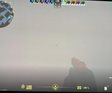 HUD makes lower screen gray after new updates